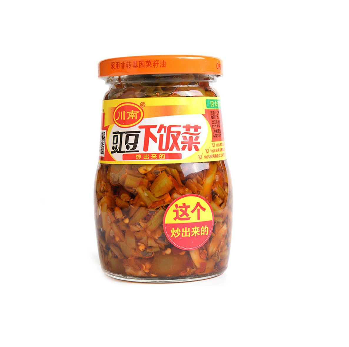 川南 豇豆下饭菜 Crispy Cowpeas with Chilli Oil 335g